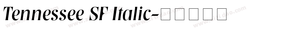 Tennessee SF Italic字体转换